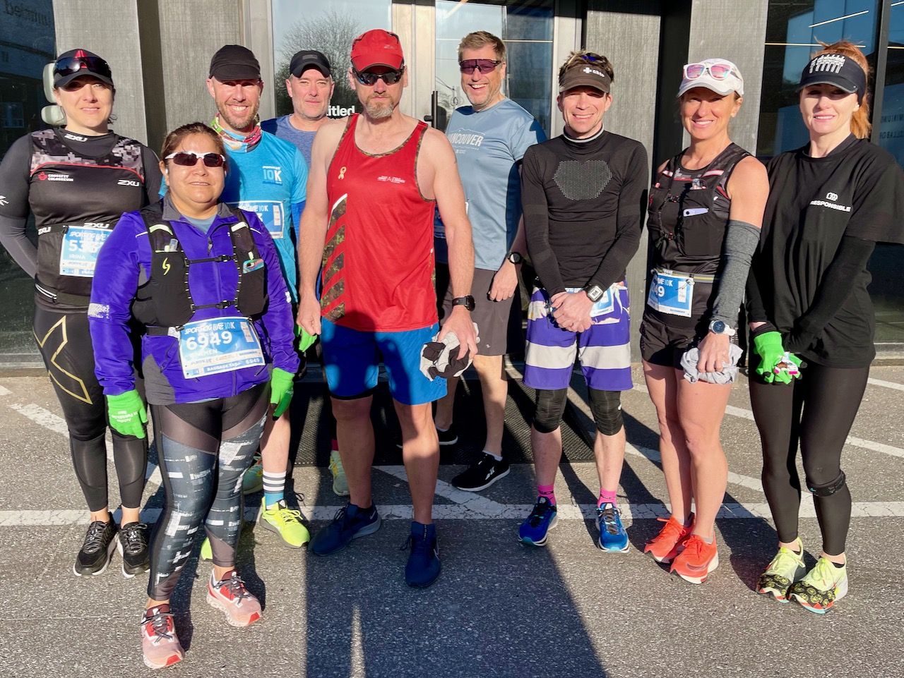 Crossfit Colossem Team at the Sporting Life 10K